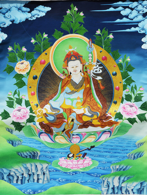 Guru Rinpoche in Lake